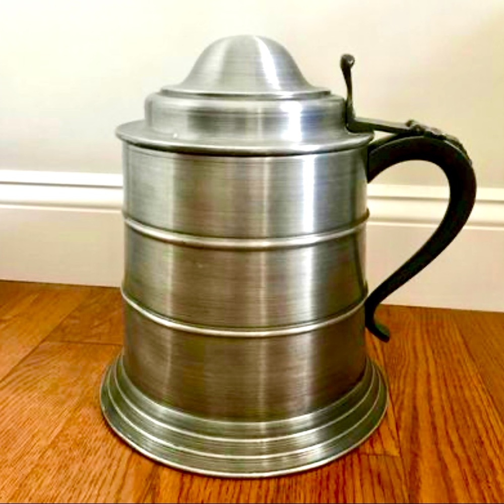 Ice Bucket Beer Stein Pewter by Seymour Mann Made in Italy